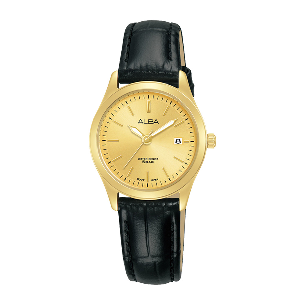 Alba hotsell leather watch