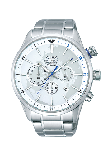 Alba chronograph water store resist 5 bar